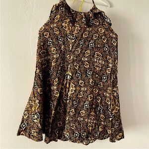 Women's Multicolor Patterned Top